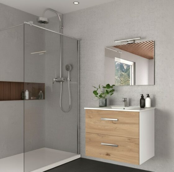 Mueble suspendido de baño modelo cien