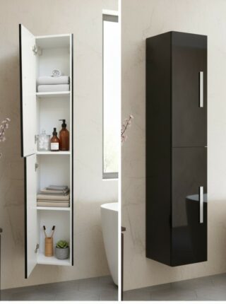 columna auxiliar de baño ,armario columna baño moderno, coqueta de baño, mueble auxiliar de baño con cierre amortiguado, columna de baño personalizable, columna auxiliar de baño