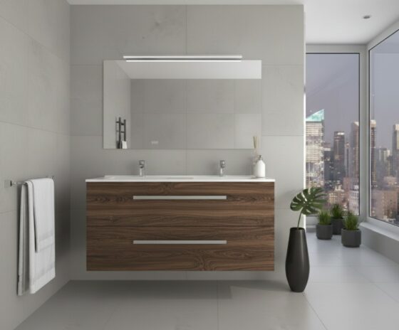 Mueble para el baño de 120 x 46 moderno y elegante
