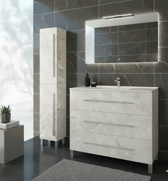 Mueble de baño con patas