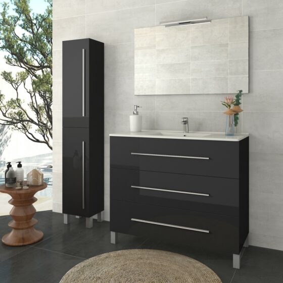Mueble de baño con patas modelo palma