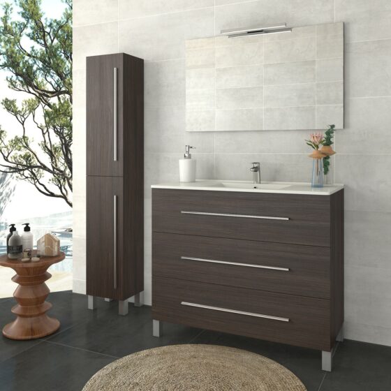 Mueble de baño con patas modelo palma