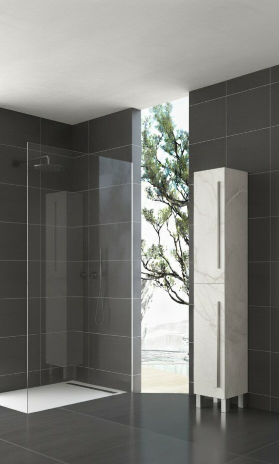 columna auxiliar para baño