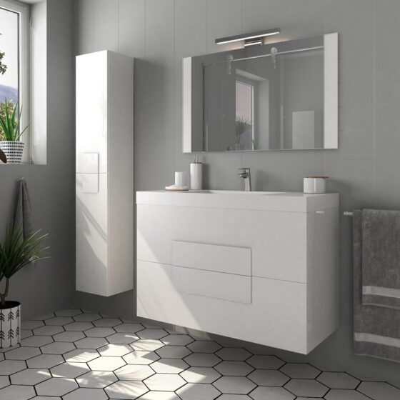 Mueble de Baño modelo Cuadra para colgar