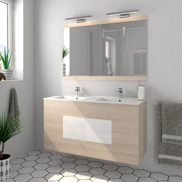 Mueble de Baño Doble Seno - Cuadra 120 [Elegante y Moderno]