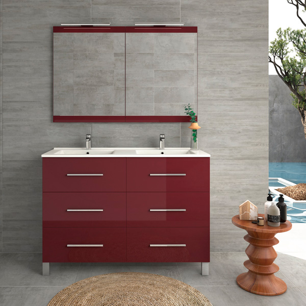 Mueble de baño Micro 40cm de fondo reducido ( mueble + lavabo de