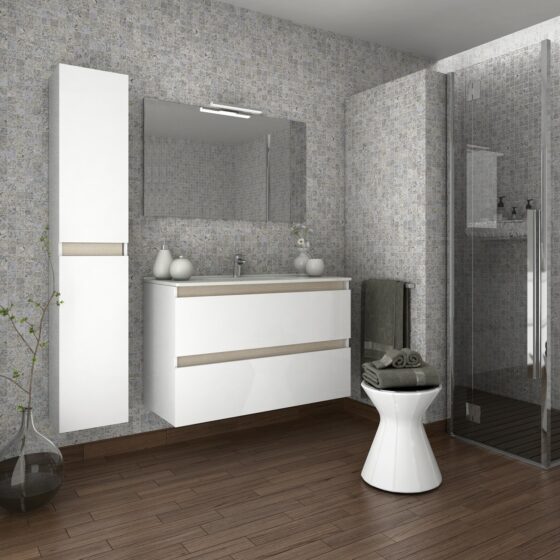 Mueble de baño malaga blanco