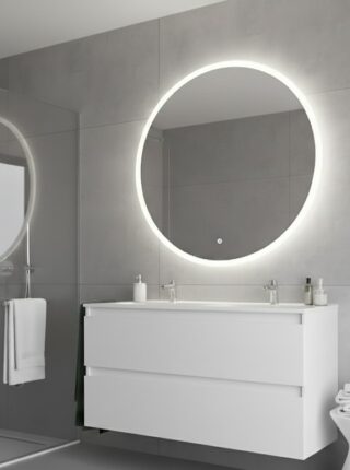 Mueble de baño de 120 x 46 doble seno o un seno