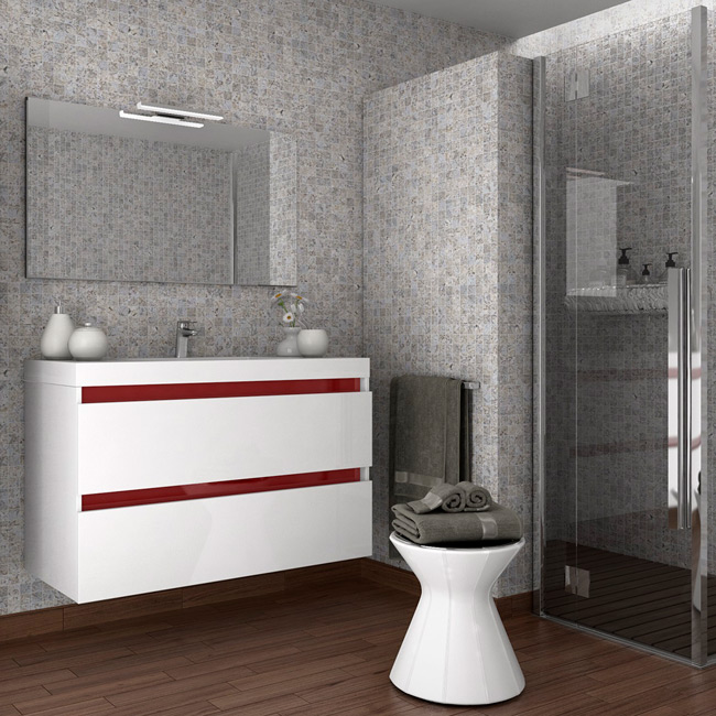 Mueble de baño moderno Málaga, elegante con uñero