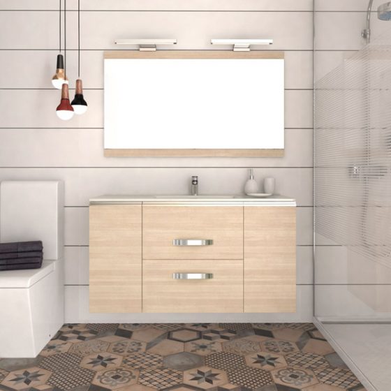 mueble baño venus 120 roble