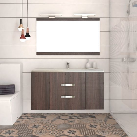 mueble baño venus 120 wengue