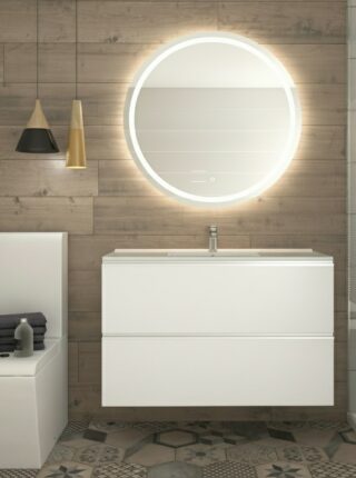 Mueble de baño de gran capacidad cajones y suspendido