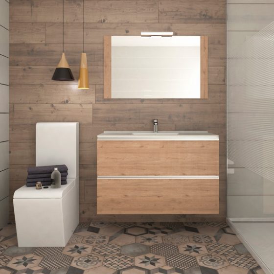 mueble baño ergos olivo