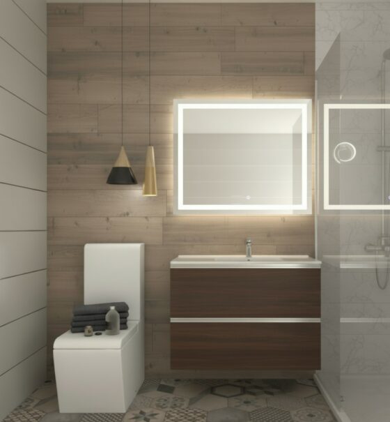 Mueble de baño colgado ergos