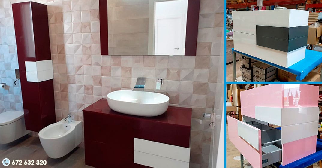 Soria, nuestro mueble de baño moderno, a precio sorprendente