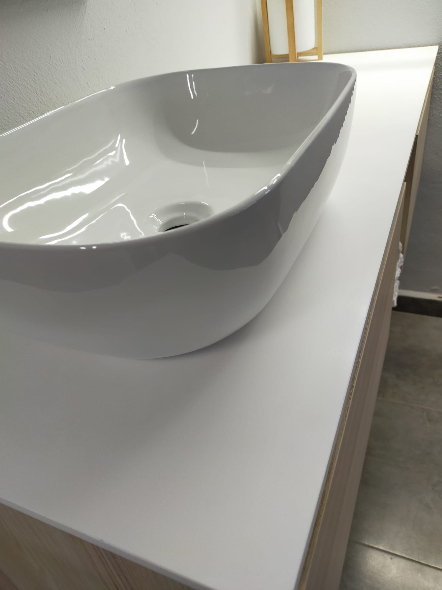 lavabo encimera de baño de solid surface