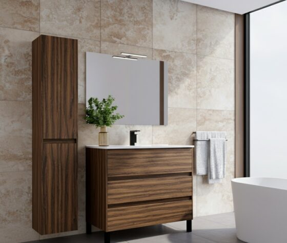 mueble de baño neon de 3 cajones