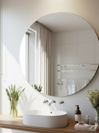 espejo básico redondo