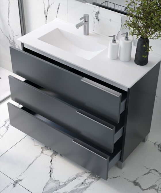 cajones de baño metalicos