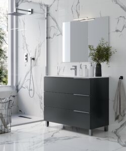 Mueble de baño con patas