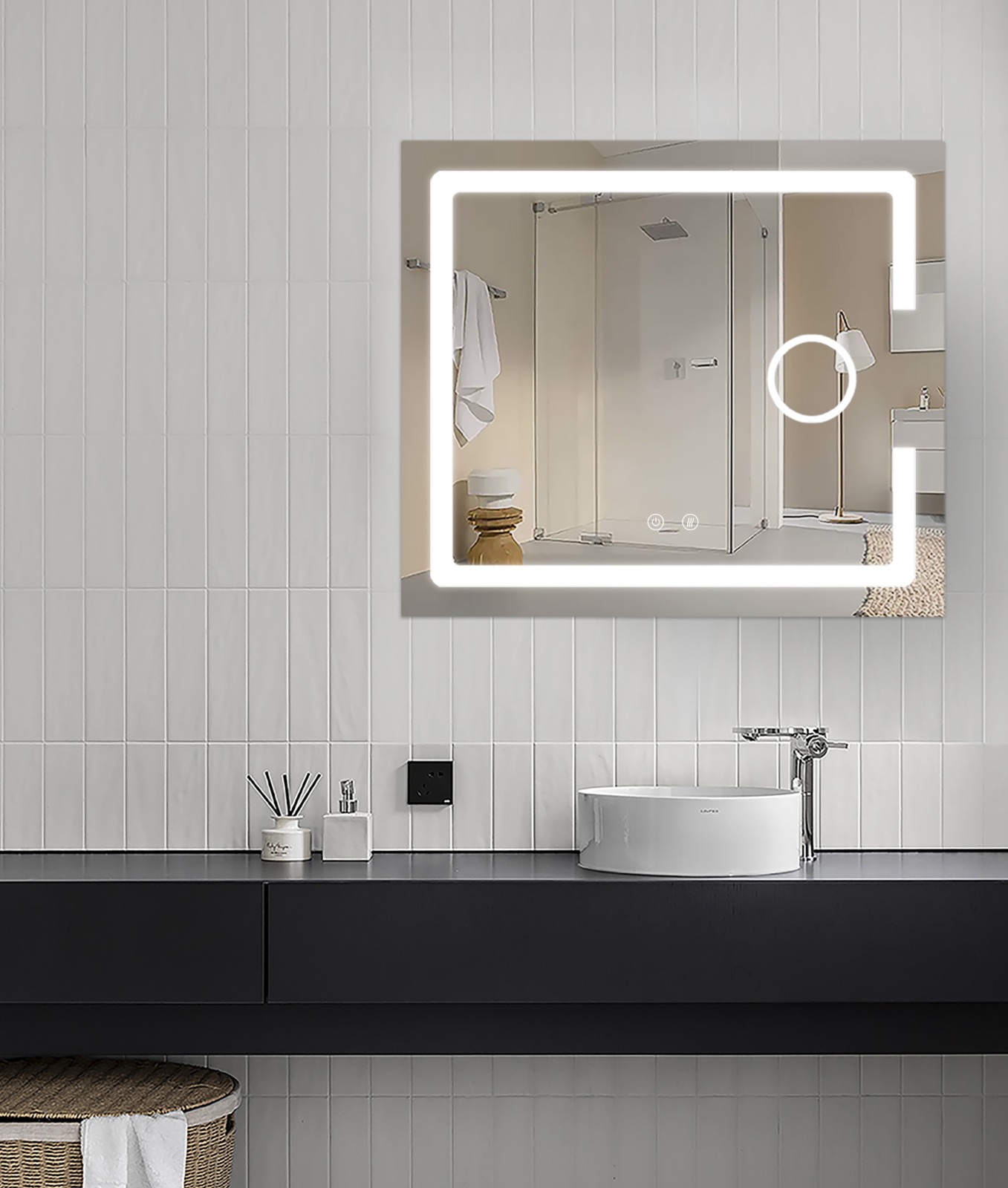 Espejo Rectangular led Bali 1 Espejo Rectangular led